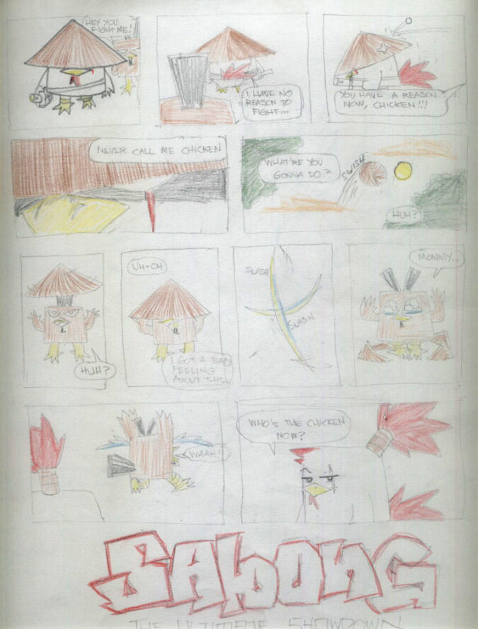 Sabong, a short comic by the Chuffies