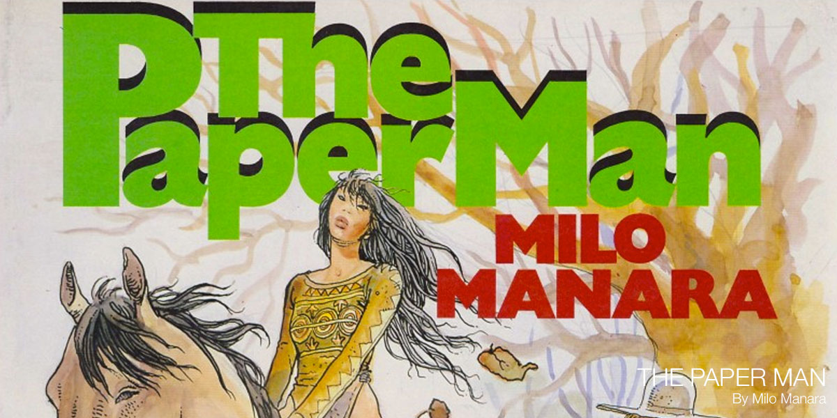 The Paper Man by Milo Manara