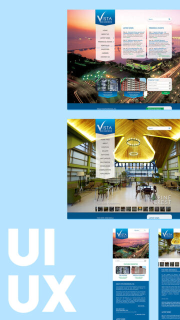 Vista Residences Website Designs