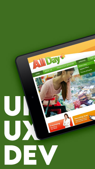 AllDay Convenience Store Website