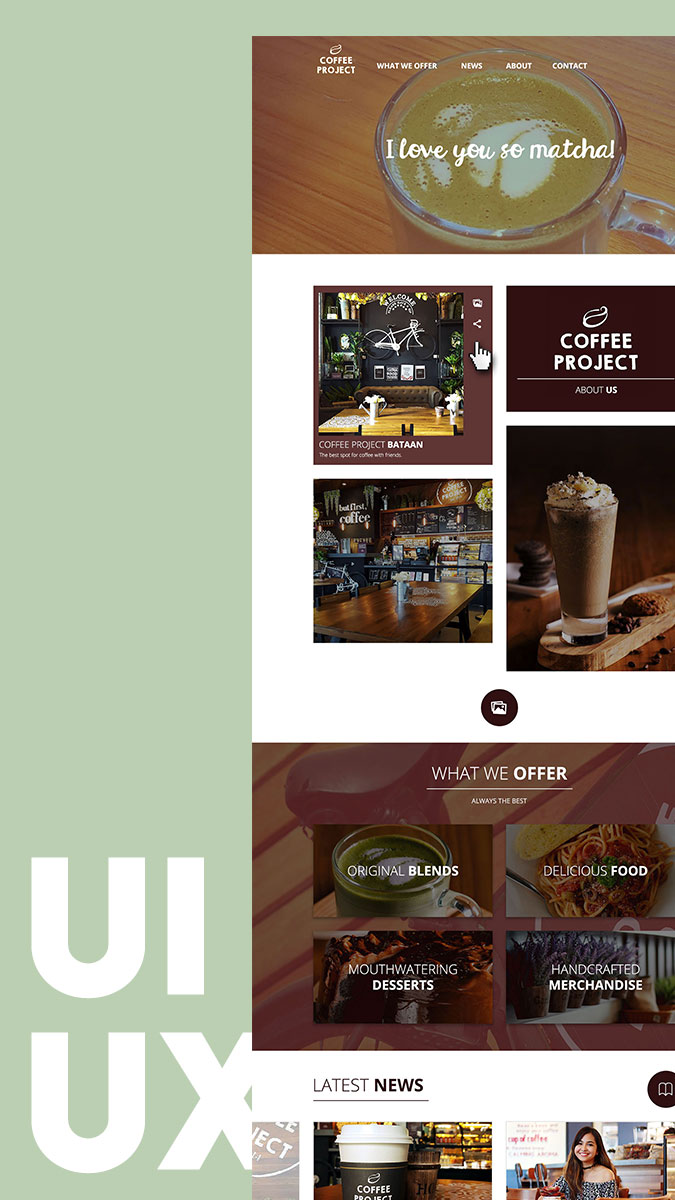 Coffee Project Website Design Study