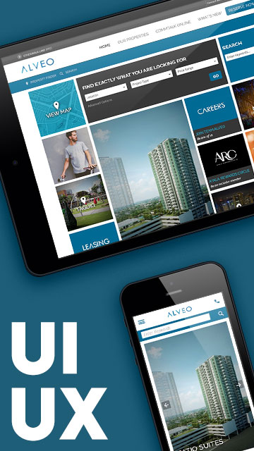 Alveo Land Responsive Website preview