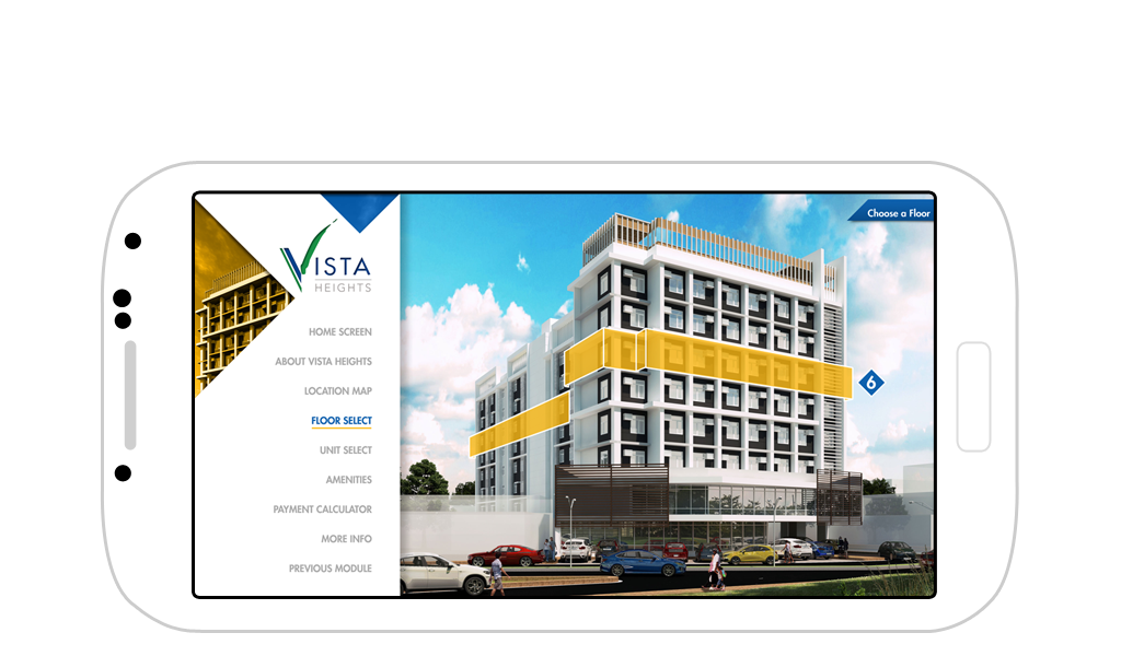 Vista Heights App - Interactive Floor Select