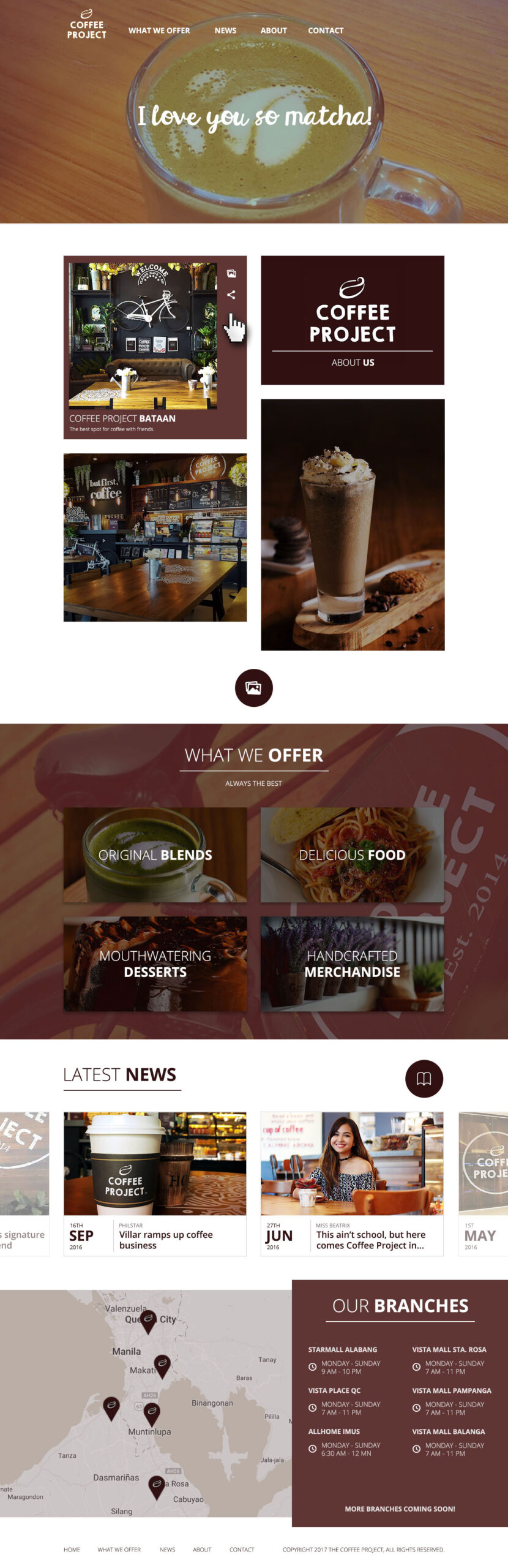 Coffee Project - Home Page