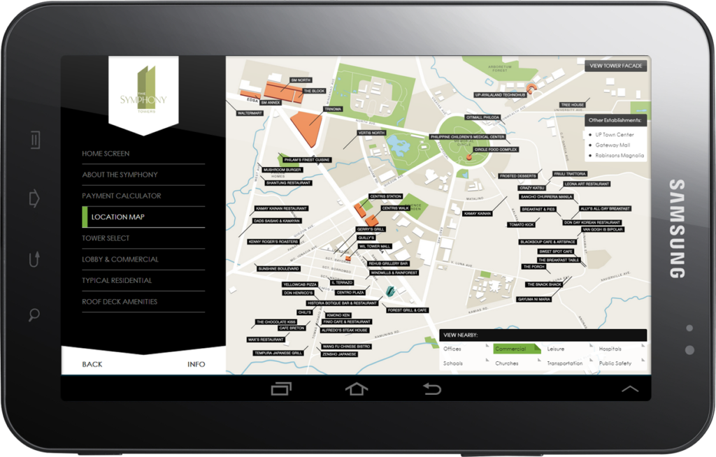 The Symphony Towers IM - Location Map