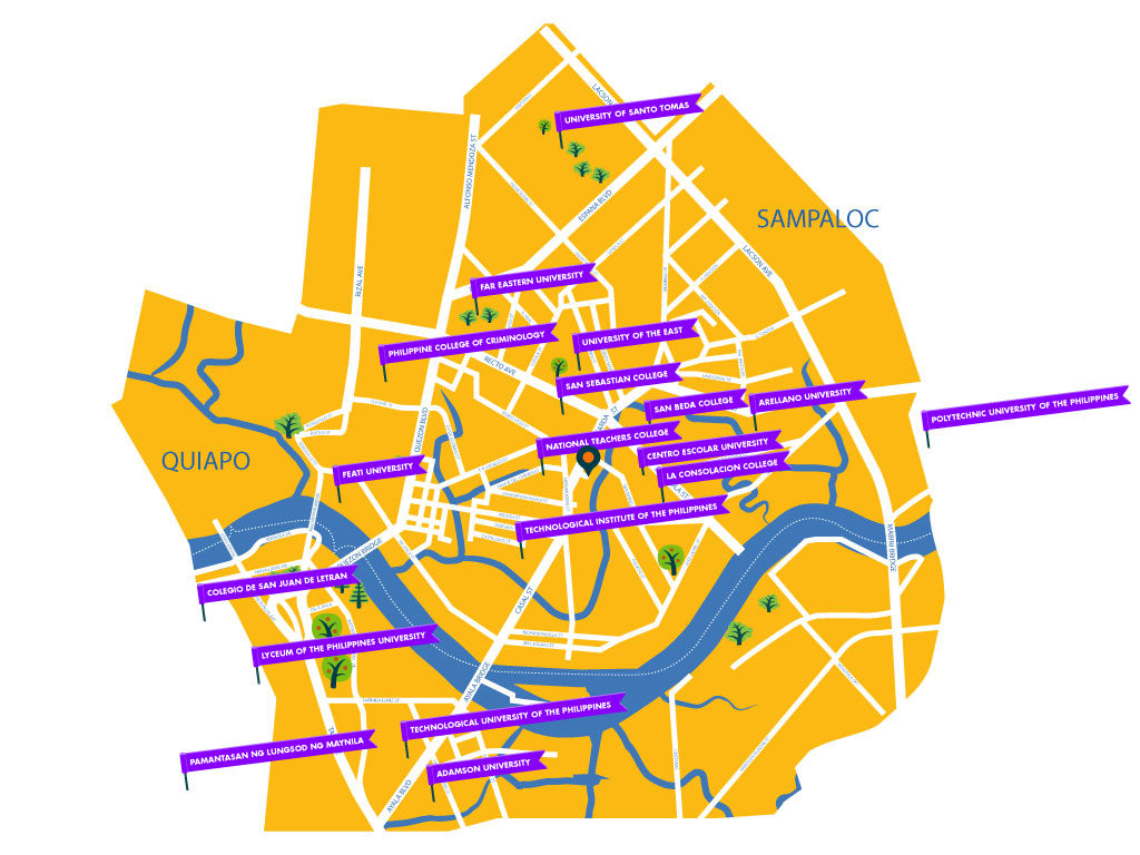 Maps for Real-Estate Project in Manila, Philippines