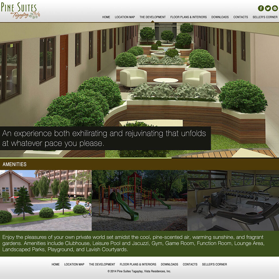 Pine Suites Tagaytay Website - Gallery (Desktop)